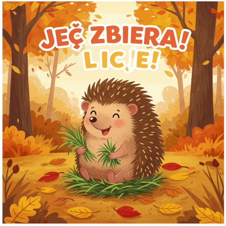 Dlaczego jeż jesienią zbiera liście i trawę – przygotowania do zimy