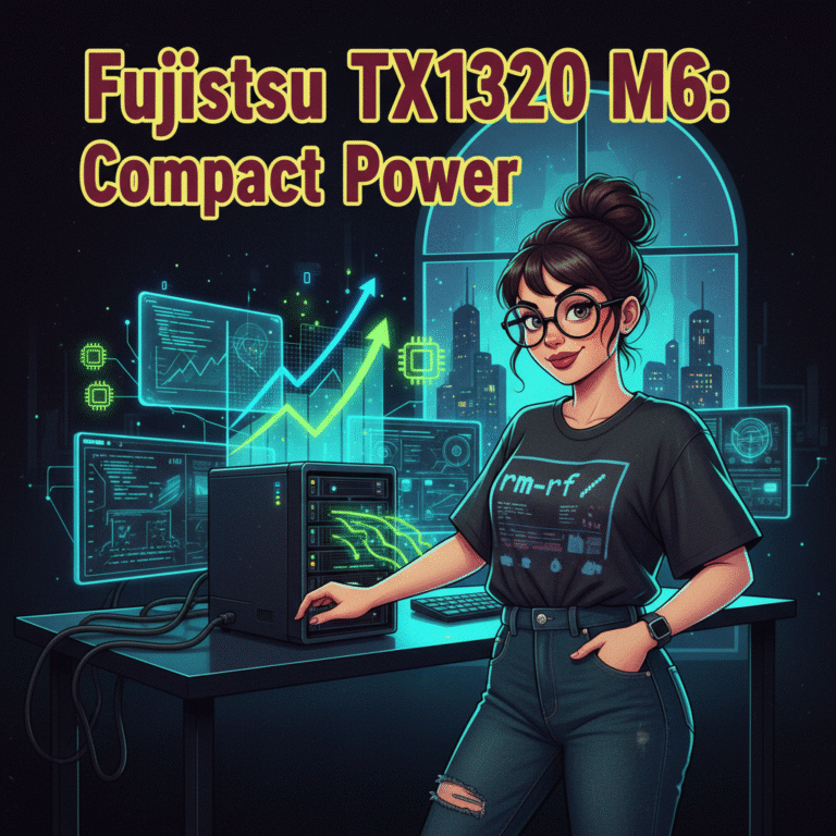 Odkryj potencjał serwera Fujitsu TX1320 M6 – kompaktowa moc dla dynamicznych firm
