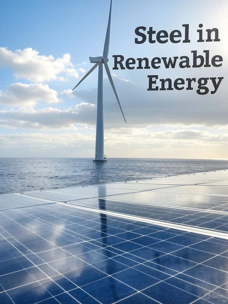 Stalowe blachy w energii odnawialnej – od turbin wiatrowych po panele słoneczne