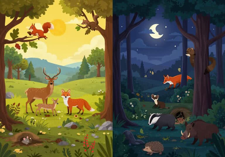 Odkrywamy Europę – Dzikie ssaki i ich rytm dnia i nocy