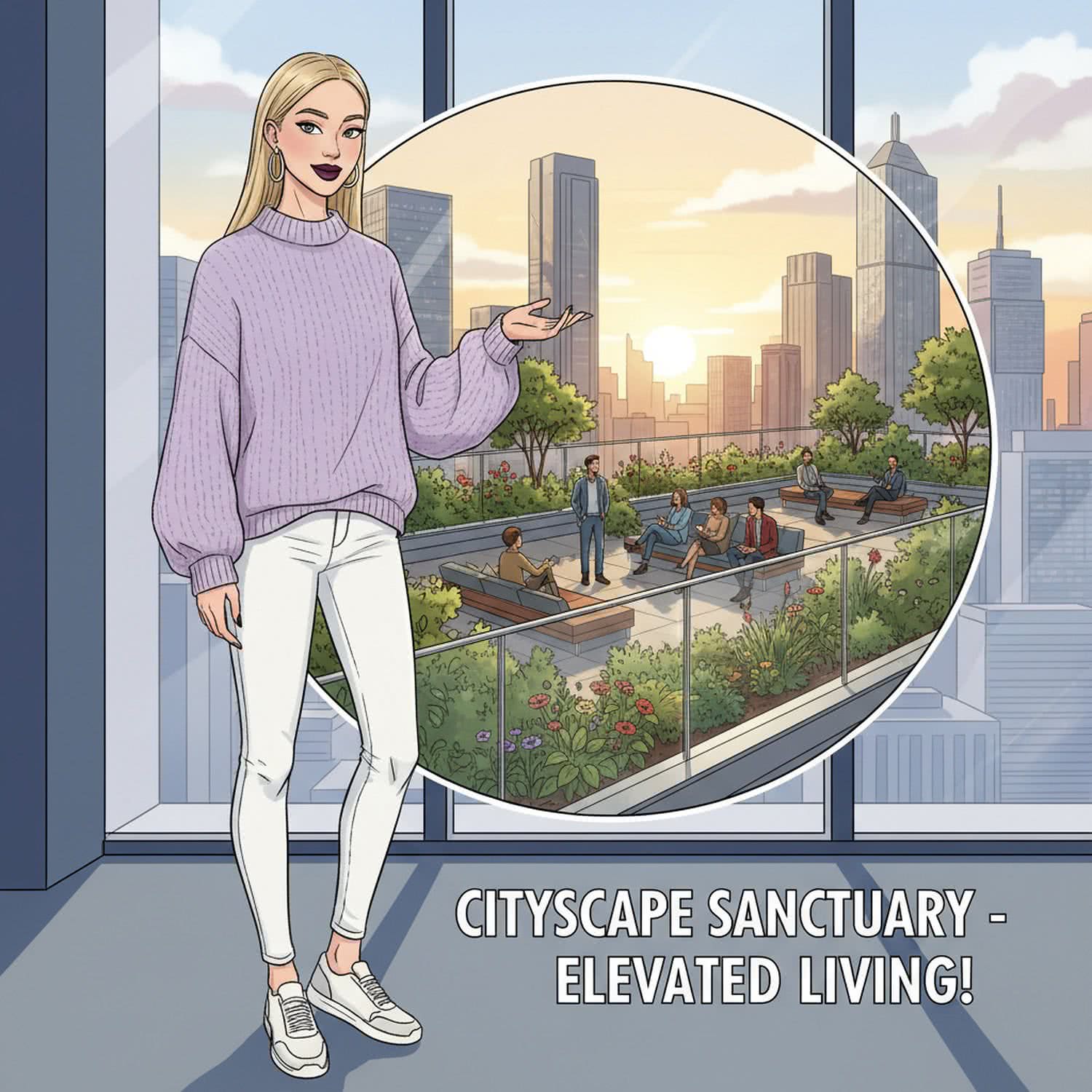 AI Generated Image - Szklane i Stalowe Balustrady Zewnętrzne i Wewnętrzne