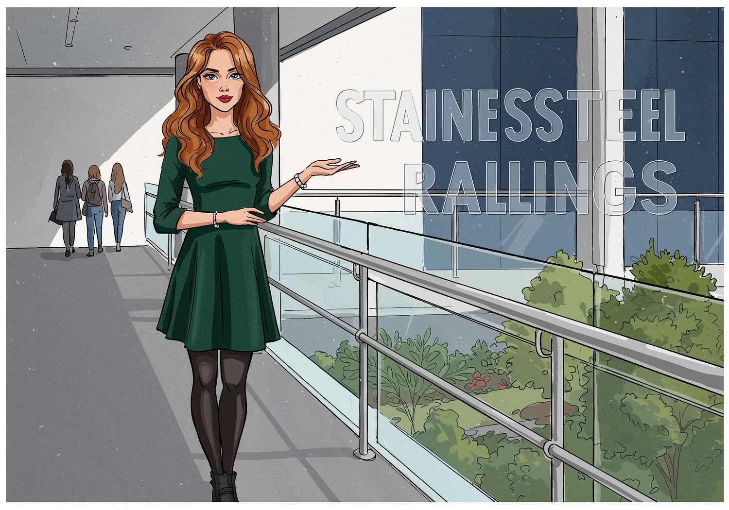 AI Generated Image - Balustrady Balkonowe