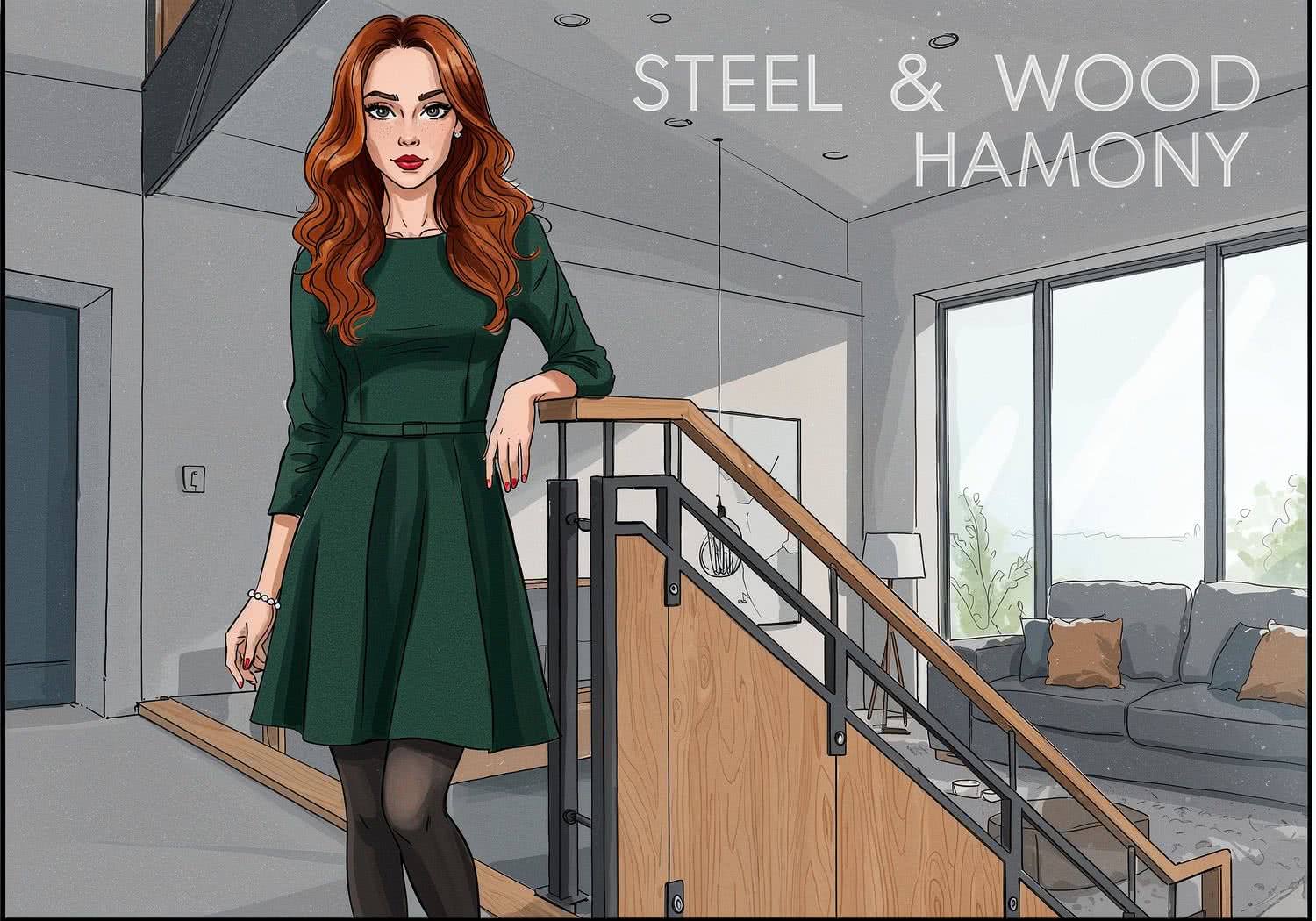 AI Generated Image - Balustrady Balkonowe