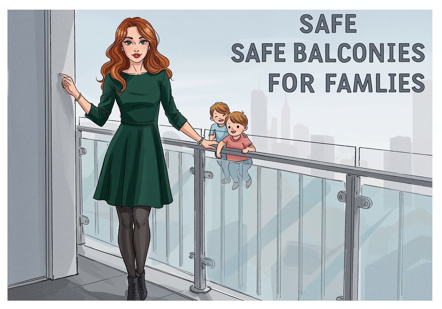 AI Generated Image - Balustrady Balkonowe