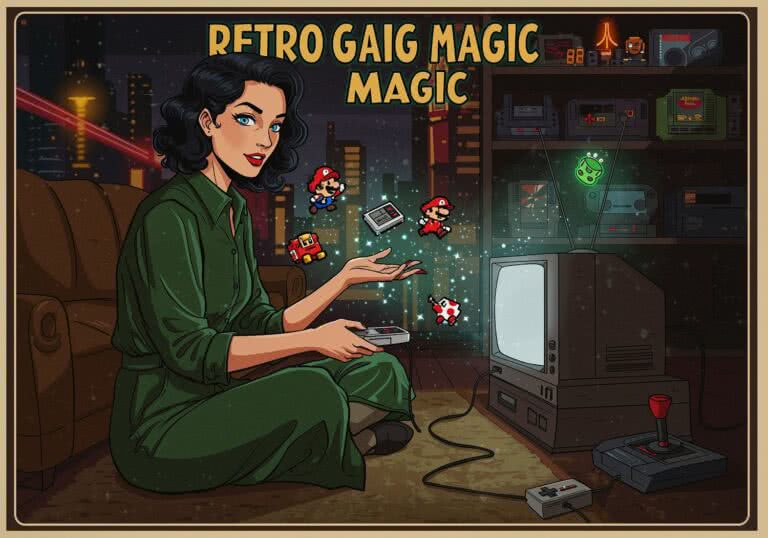 Odkryj magię retro gier i konsol – podróż w czasie przez pikselową nostalgię