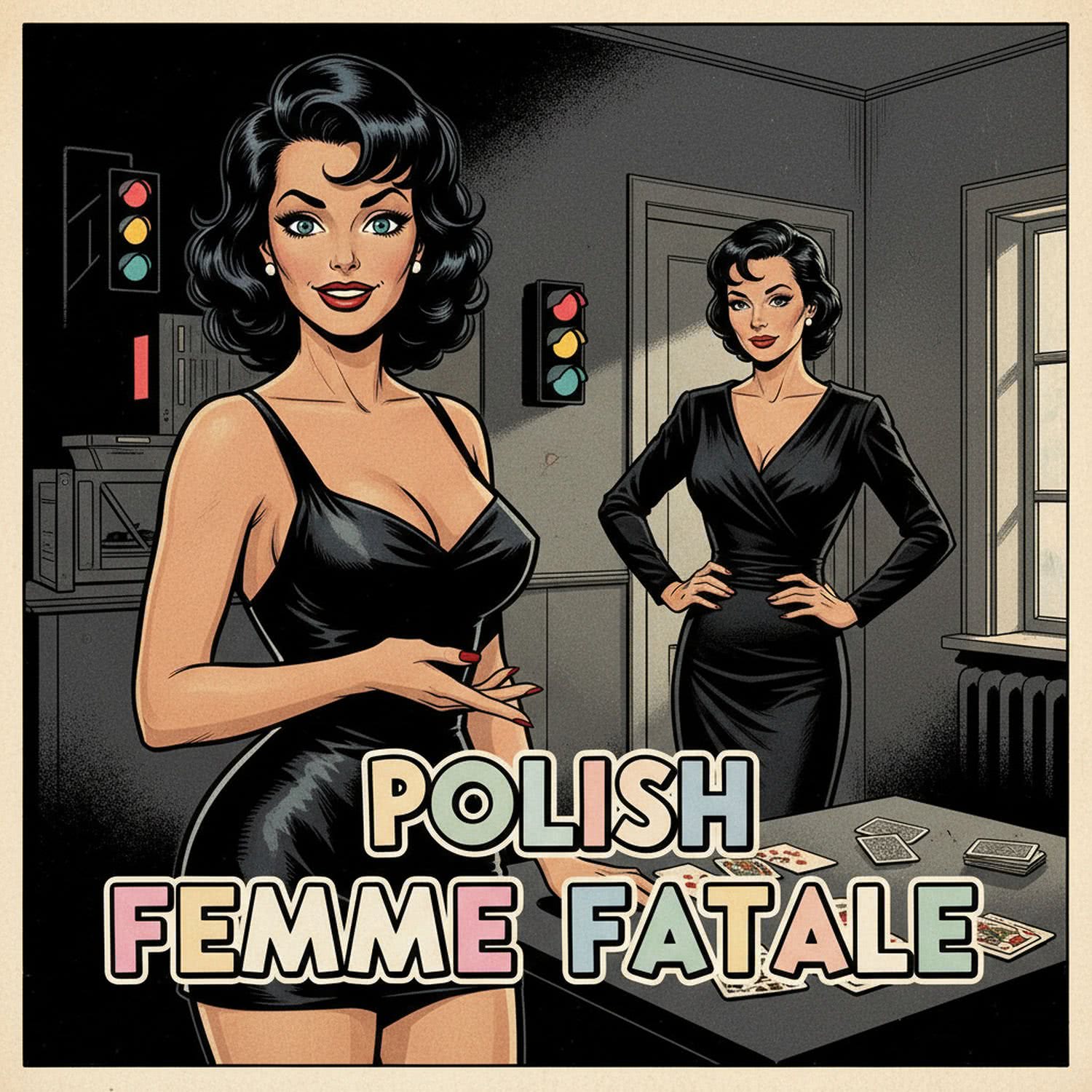 AI Generated Image - Ciekawostki z cyklu Noir Femme Fatale