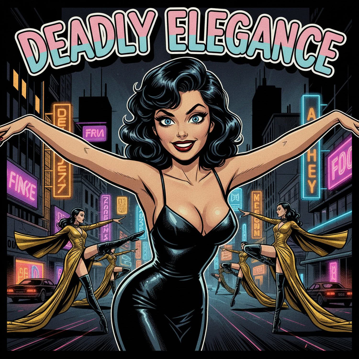AI Generated Image - Ciekawostki z cyklu Noir Femme Fatale