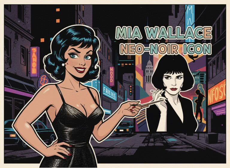 Mia Wallace z Pulp Fiction jako postmodernistyczna ikona neo-noir