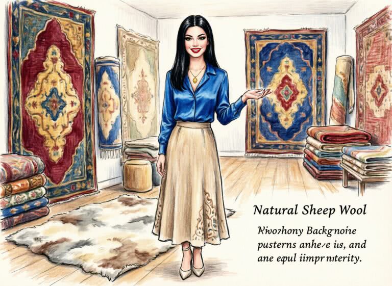Dywany w stylu eko-minimalizmu – powrót do naturalnej wełny owczej prosto z górskich pastwisk